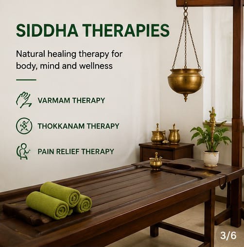 siddha treatment